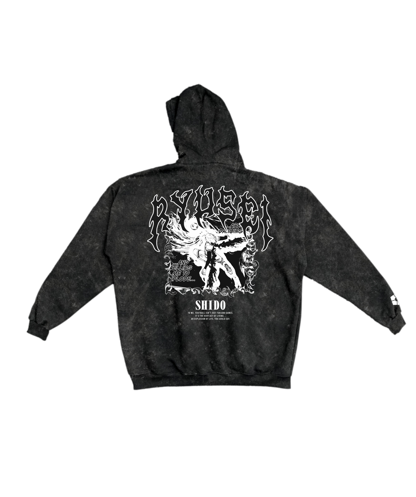 Shidou Ryusei - Washed Hoodie