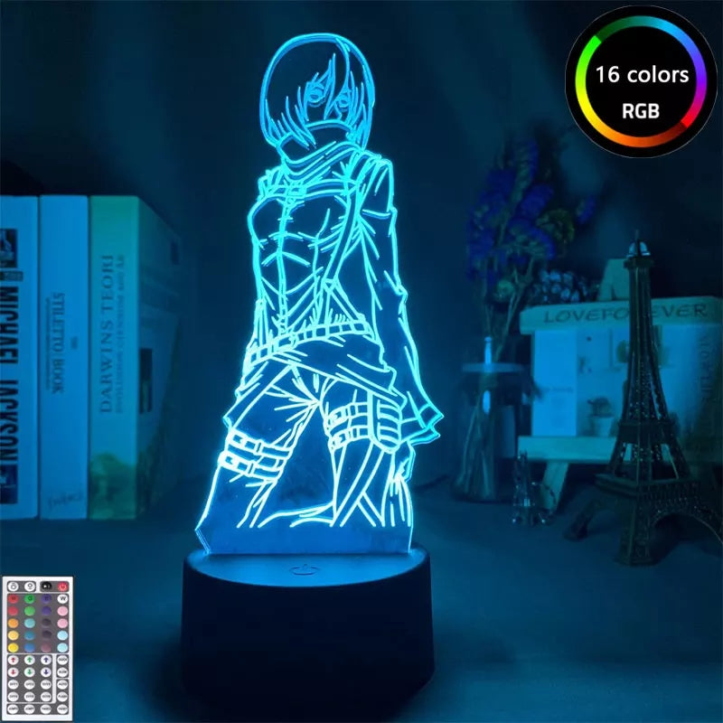 Attack on Titan - Mikasa LED Lamp