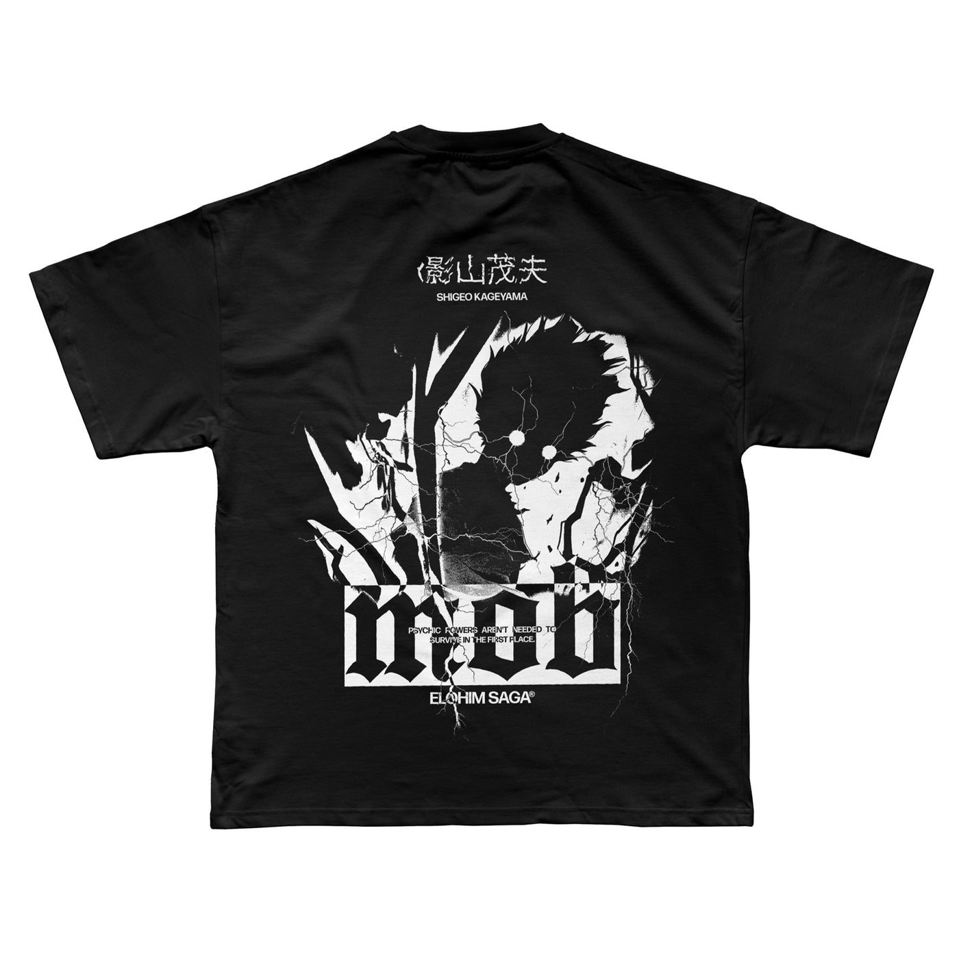 Mob Psycho - Graphic Tee With black colour 