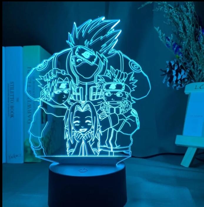 Naruto - Team 7 LED Lamp