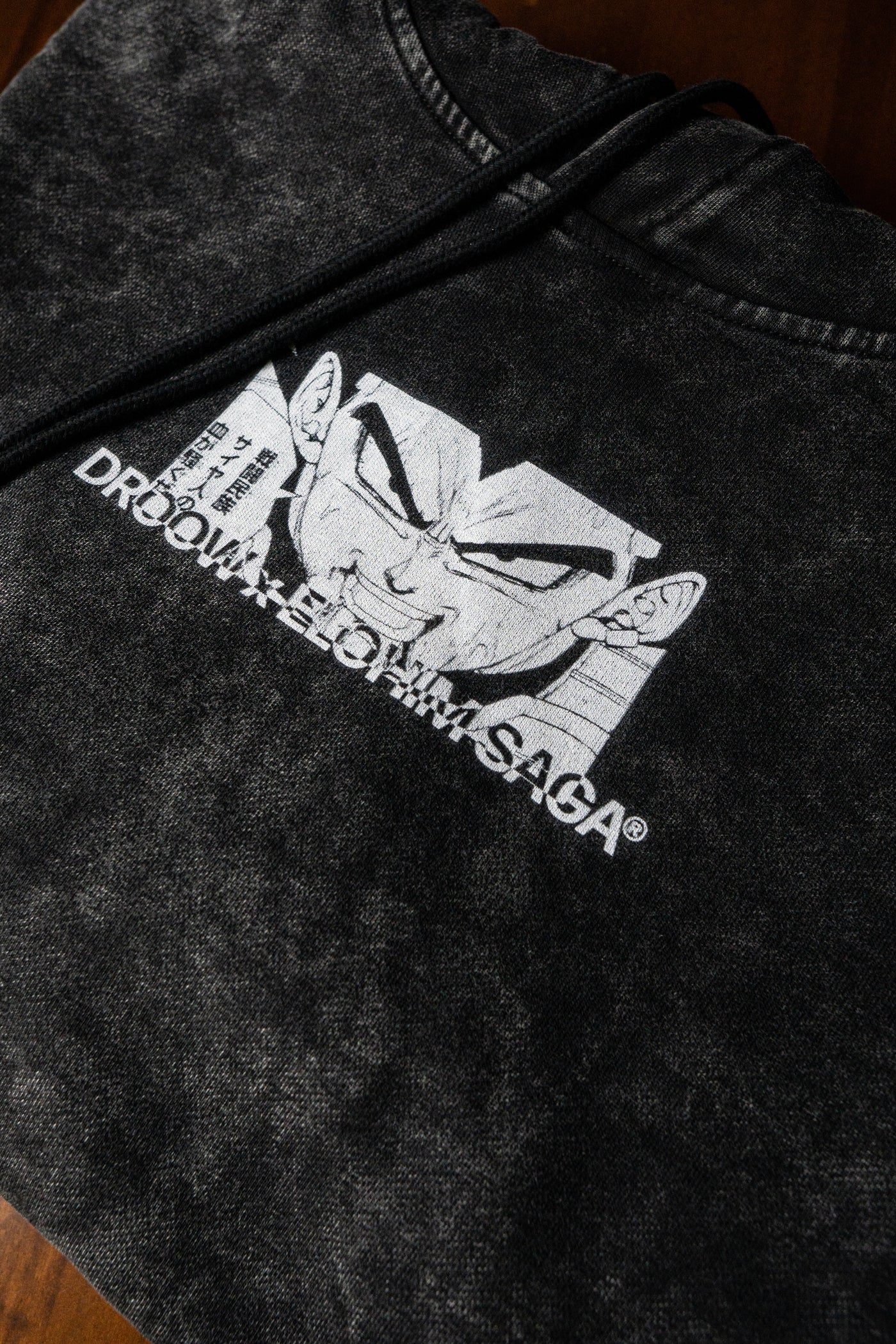 Vegeta - Acid Wash Hoodie