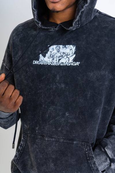 Sukuna - Acid Wash Hoodie