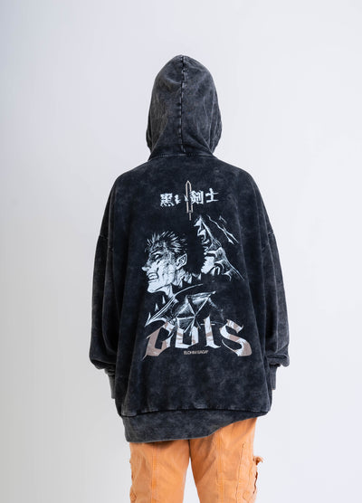 Guts - Acid Wash Hoodie