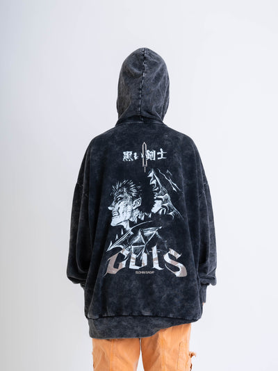 Guts - Acid Wash Hoodie