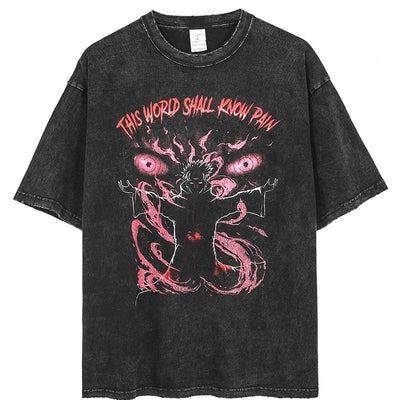 Tendo Pain - Acid Wash Tee | Elohim Saga